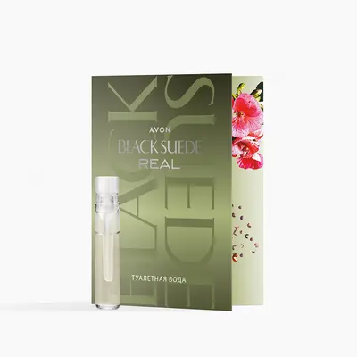 Туалетная вода Black Suede Real для него — пробный образец, 0.6 мл